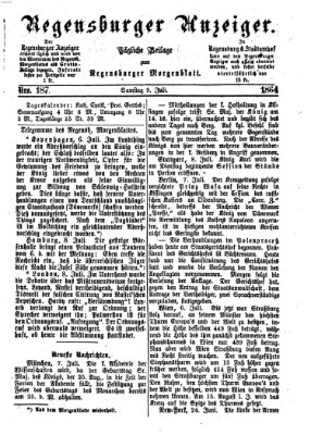 Regensburger Anzeiger Samstag 9. Juli 1864