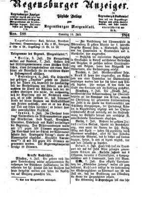 Regensburger Anzeiger Sonntag 10. Juli 1864