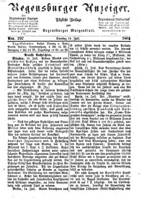 Regensburger Anzeiger Dienstag 19. Juli 1864