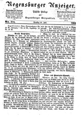 Regensburger Anzeiger Dienstag 26. Juli 1864