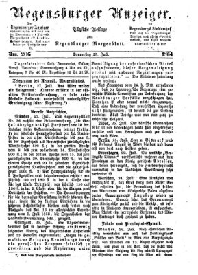 Regensburger Anzeiger Donnerstag 28. Juli 1864