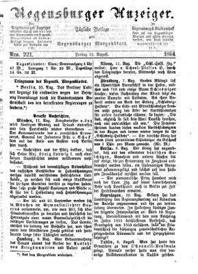 Regensburger Anzeiger Freitag 12. August 1864