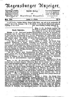 Regensburger Anzeiger Freitag 14. Oktober 1864