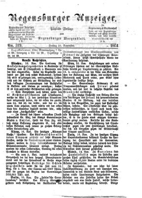 Regensburger Anzeiger Freitag 18. November 1864