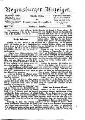 Regensburger Anzeiger Dienstag 29. November 1864