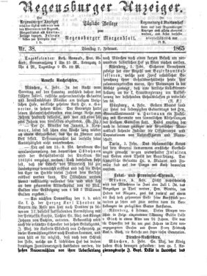 Regensburger Anzeiger Dienstag 7. Februar 1865