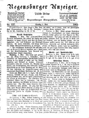 Regensburger Anzeiger Dienstag 9. Mai 1865