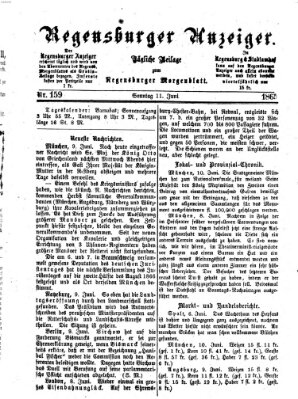 Regensburger Anzeiger Sonntag 11. Juni 1865