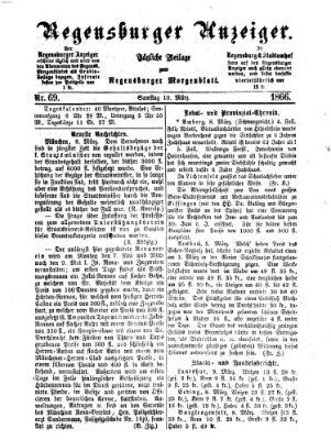 Regensburger Anzeiger Samstag 10. März 1866