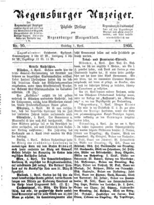 Regensburger Anzeiger Samstag 7. April 1866