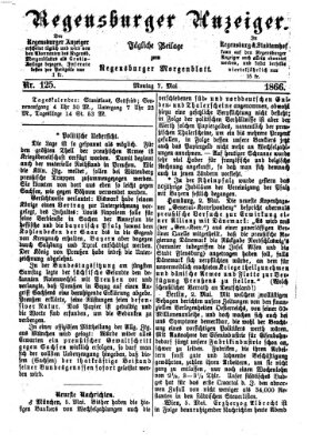 Regensburger Anzeiger Montag 7. Mai 1866