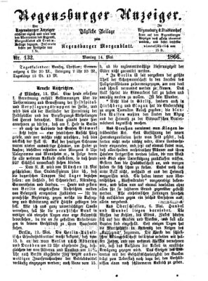 Regensburger Anzeiger Montag 14. Mai 1866