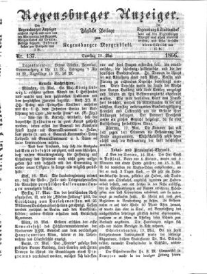 Regensburger Anzeiger Samstag 19. Mai 1866