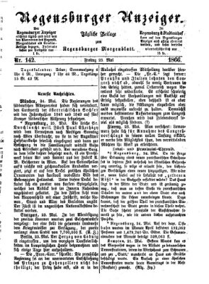 Regensburger Anzeiger Freitag 25. Mai 1866