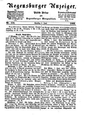 Regensburger Anzeiger Samstag 9. Juni 1866