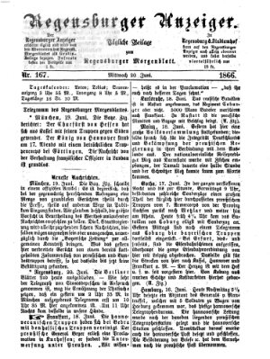 Regensburger Anzeiger Mittwoch 20. Juni 1866