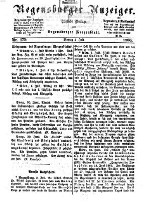 Regensburger Anzeiger Montag 2. Juli 1866