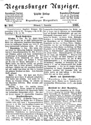 Regensburger Anzeiger Mittwoch 7. November 1866