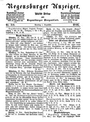 Regensburger Anzeiger Samstag 1. Dezember 1866