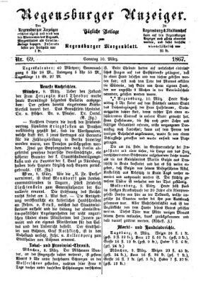 Regensburger Anzeiger Sonntag 10. März 1867