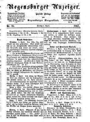 Regensburger Anzeiger Freitag 5. April 1867