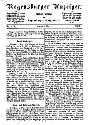 Regensburger Anzeiger Freitag 3. Mai 1867