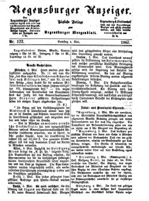 Regensburger Anzeiger Samstag 4. Mai 1867