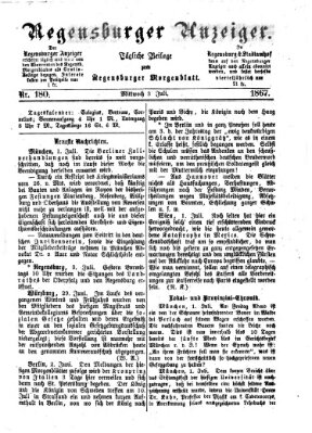 Regensburger Anzeiger Mittwoch 3. Juli 1867