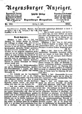 Regensburger Anzeiger Freitag 5. Juli 1867