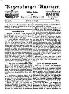 Regensburger Anzeiger Mittwoch 28. August 1867