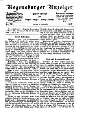 Regensburger Anzeiger Freitag 6. September 1867