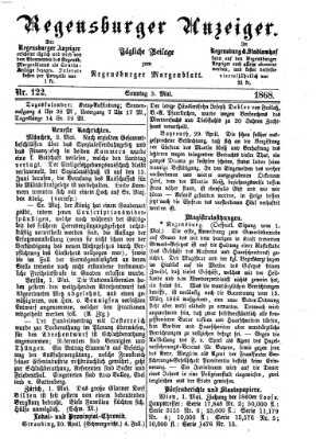 Regensburger Anzeiger Sonntag 3. Mai 1868