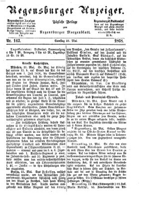 Regensburger Anzeiger Samstag 23. Mai 1868