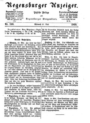 Regensburger Anzeiger Mittwoch 27. Mai 1868