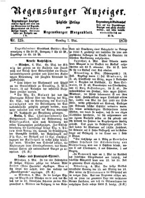 Regensburger Anzeiger Samstag 7. Mai 1870