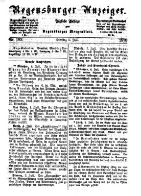 Regensburger Anzeiger Dienstag 5. Juli 1870