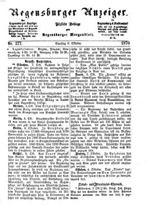 Regensburger Anzeiger Samstag 8. Oktober 1870