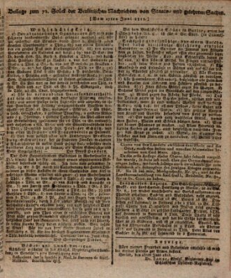 Berlinische Nachrichten von Staats- und gelehrten Sachen Donnerstag 17. Juni 1813