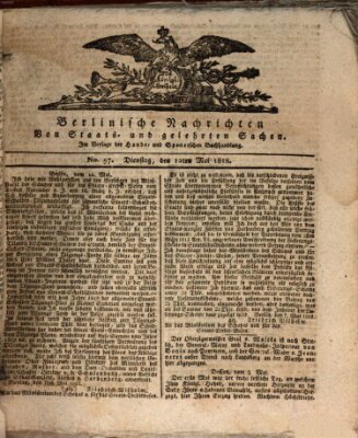 Berlinische Nachrichten von Staats- und gelehrten Sachen Dienstag 12. Mai 1818