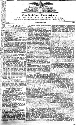 Berlinische Nachrichten von Staats- und gelehrten Sachen Sonntag 3. Mai 1857