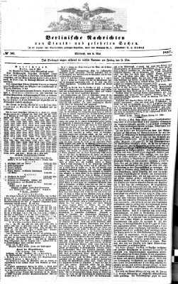 Berlinische Nachrichten von Staats- und gelehrten Sachen Mittwoch 6. Mai 1857