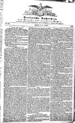 Berlinische Nachrichten von Staats- und gelehrten Sachen Mittwoch 11. August 1858