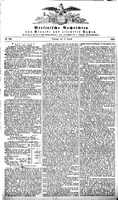 Berlinische Nachrichten von Staats- und gelehrten Sachen Dienstag 17. August 1858