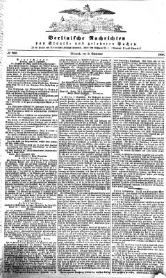 Berlinische Nachrichten von Staats- und gelehrten Sachen Mittwoch 8. September 1858