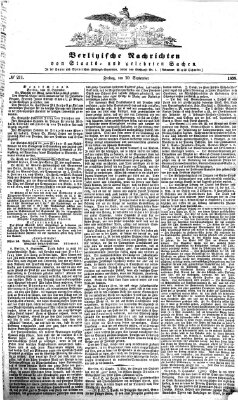 Berlinische Nachrichten von Staats- und gelehrten Sachen Freitag 10. September 1858