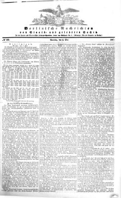 Berlinische Nachrichten von Staats- und gelehrten Sachen Sonntag 5. Mai 1867