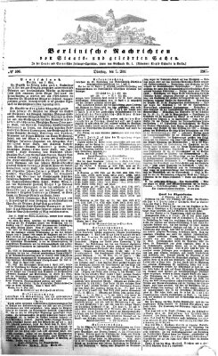 Berlinische Nachrichten von Staats- und gelehrten Sachen Dienstag 7. Mai 1867