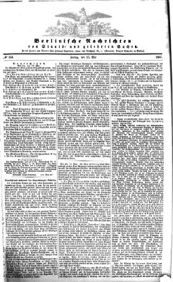 Berlinische Nachrichten von Staats- und gelehrten Sachen Freitag 17. Mai 1867