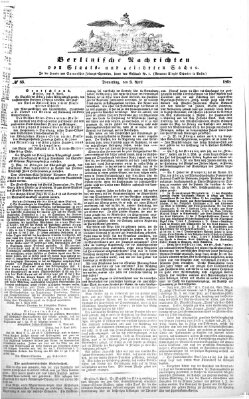 Berlinische Nachrichten von Staats- und gelehrten Sachen Donnerstag 9. April 1868