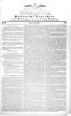 Berlinische Nachrichten von Staats- und gelehrten Sachen Freitag 29. Mai 1868